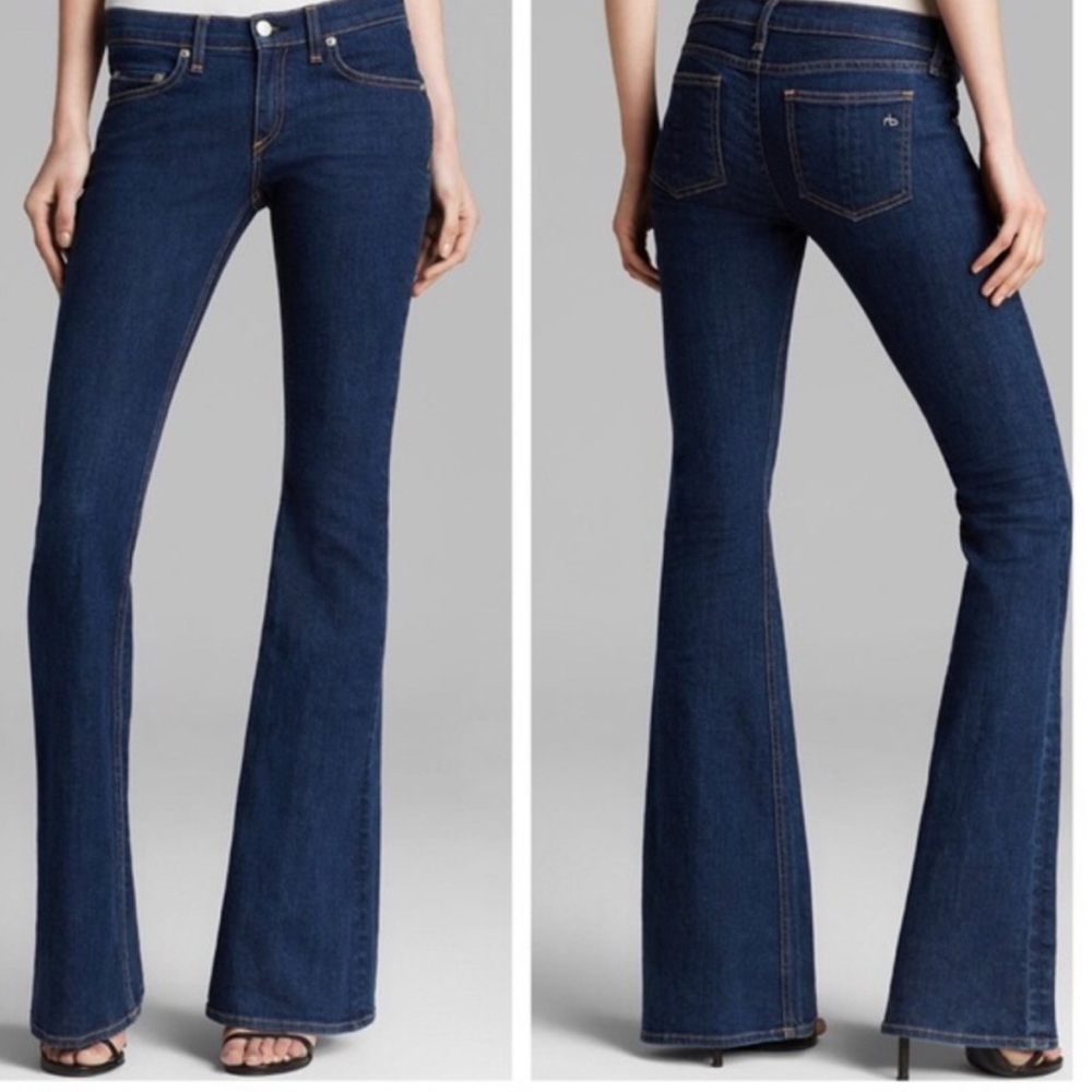 Rag & Bone Elephant Bell dark denim size 28